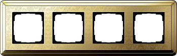 Gira ClassiX Art Латунь/Латунь Рамка 4-ая 0214671