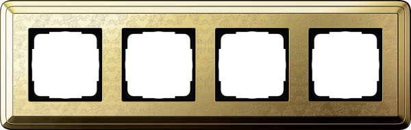 Gira ClassiX Art Латунь/Латунь Рамка 4-ая 0214671