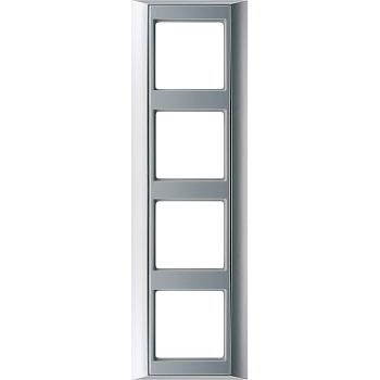 JUNG А Plus Алюминий Рамка 4-ая AP584AL