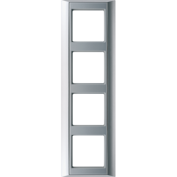 JUNG А Plus Алюминий Рамка 4-ая AP584AL