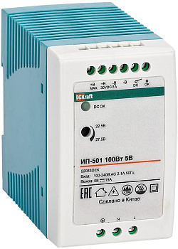 Dekraft Импульсный источник питания 60Вт 24В 2,5А ИП-501