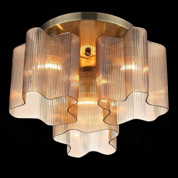 Купить ST LUCE SL117.302.03 Люстра потолочная Бронзовый/Янтарный E27 3*60W