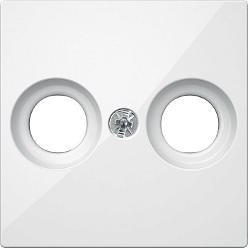 SE Merten SM Бел глянец Накладка розетки TV-FM MTN4122-0319