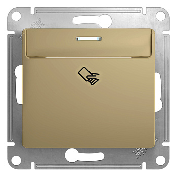 Systeme Electric Glossa Титан Выключатель карточный, сх.6