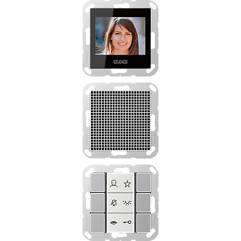 JUNG Video-внутренняя панель, алюминий SIVIA622AL