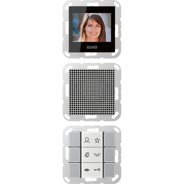 JUNG Video-внутренняя панель, алюминий SIVIA622AL