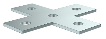 IEK Пластина соединительная X-образная для STRUT-профиля HDZ