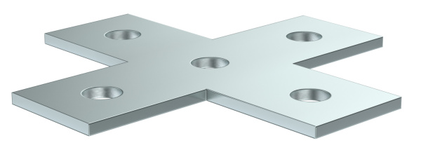 IEK Пластина соединительная X-образная для STRUT-профиля HDZ