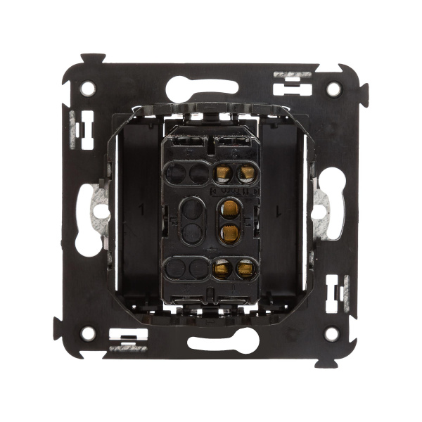 Купить DKC Механизм управления рольставней в стену, "Avanti", "Черный матовый"