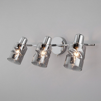 Eurosvet Настенный светильник с поворотными плафонами 20120/3 хром a057767