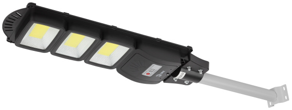 ЭРА ERAKSC60-02 Консольный светильник на на солнечной батарее,COB,с кронштейном,60W,с датчи. движ.,ПДУ,1100lm, 5000К, IP65