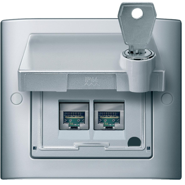 Купить SE Merten Aquadesign Алюминий Рамка 1-ая IP44 MTN400160