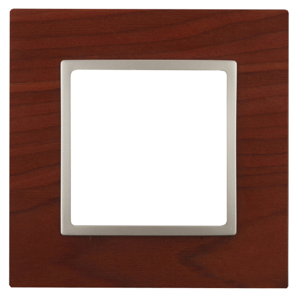 ЭРА 14-5301-08 Вишня+Шампань Рамка на 1 пост  дерево,  Elegance