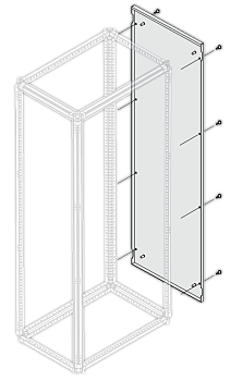 ABB Панель боковая IP30/40 H=1800мм D=500мм 1STQ007610A0000