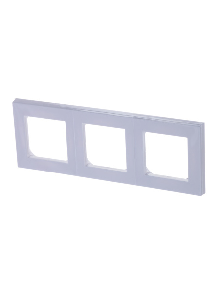 ABB EPJ Levit белый / белый Рамка 3 поста 2CHH015030A6003