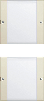 Gira KNX S-55 Крем глянец Комплект клавиш для сенсор.выкл. 2 шт 213201