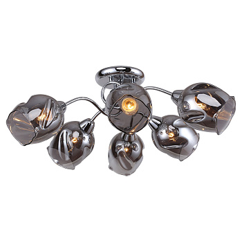 Lussole LGO Металл Хром /  Стекло Люстра E27 40W LSP-8087