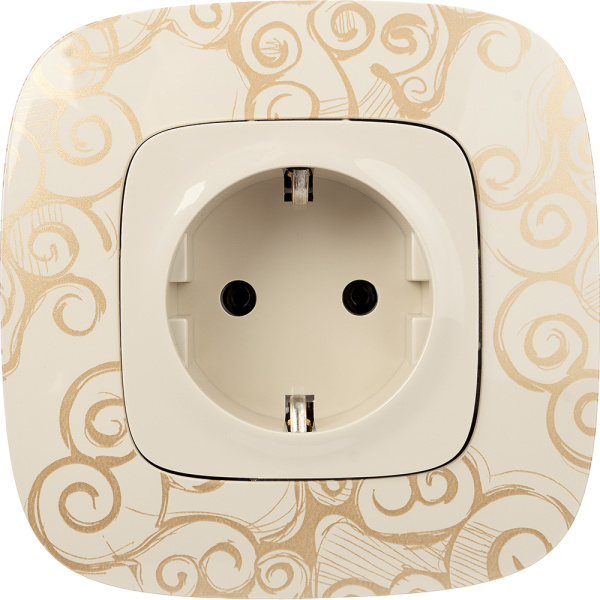 Купить Legrand Valena ALLURE Нарцисс золото Рамка 1-ая 754351