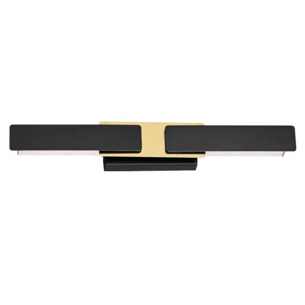 Odeon Light 4991/9WL L-VISION ODL23 381 черный/золотой/металл/акрил Бра LED 9W 3000K FIERRO