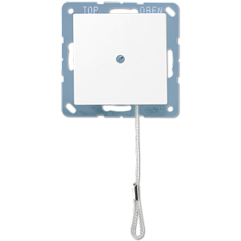 JUNG A Flow/A 550 Белый матовый Выключатель со шнурком (универсальный) 10 A, 250 B A506BFNUZWWM