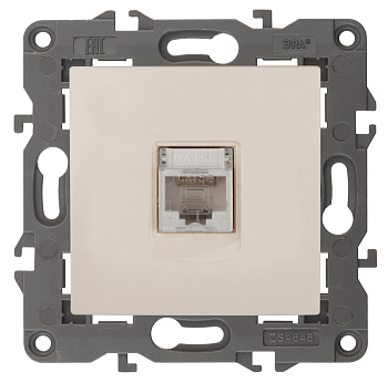 ЭРА 14-3107-02 Elegance Сл.кость Розетка комп RJ45
