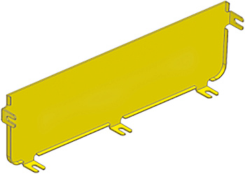 IEK ITK Крышка торцевая опт. лотка 360мм DS-360-318G0