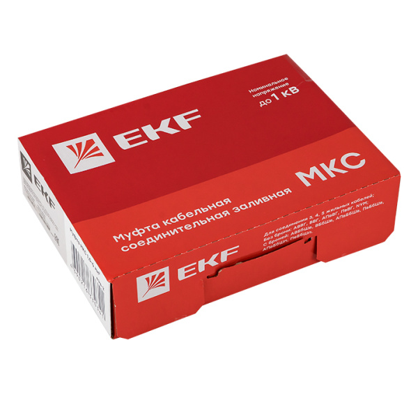 Купить EKF PROxima Муфта соединительная заливная МКС(Б) 1,5-6 мм2 (клеммник)