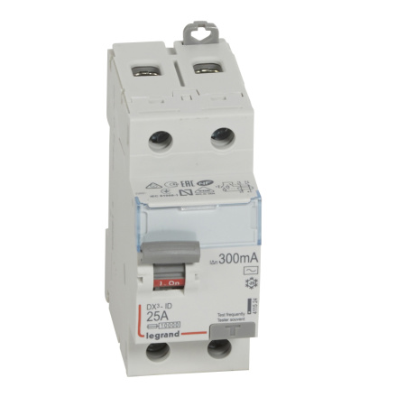Legrand DX3 УЗО 2P 25А 300мА-AC 411524