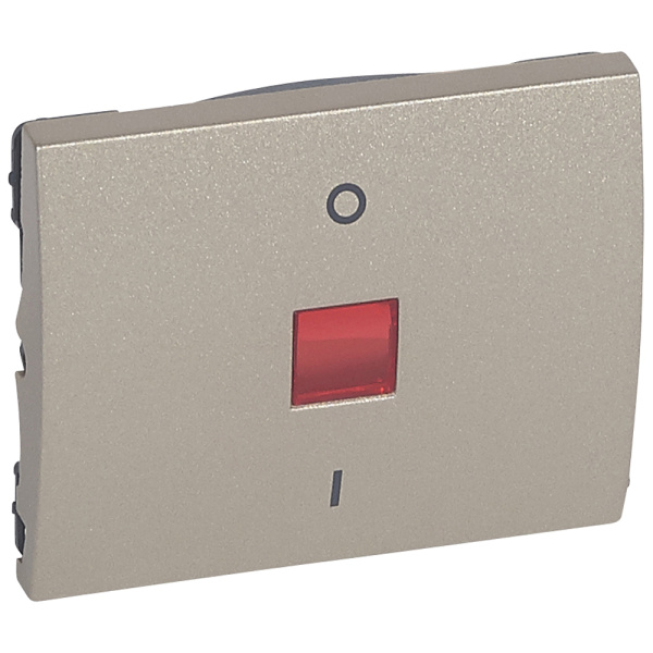 Legrand Galea Life Титан Клавиша двухполюсная с индикацией 771418