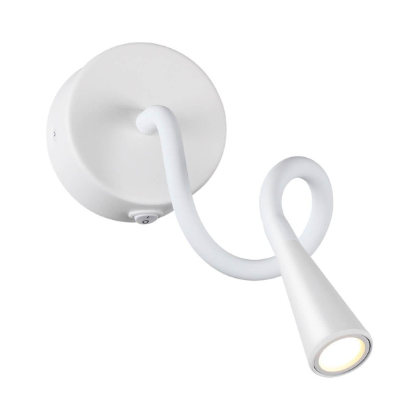 Odeon Light 4255/3WL HIGHTECH ODL21 181 белый/металл Настен.светильник выкл на базе IP20 LED 3W 270Лм 3000K ODDS