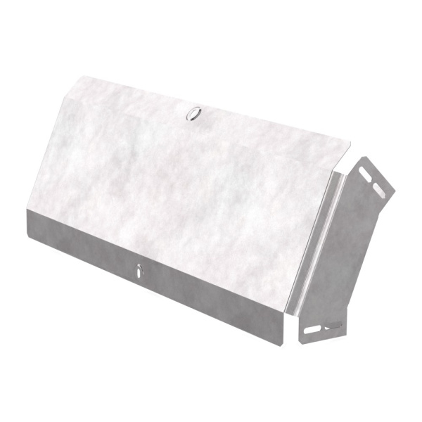 Промрукав Угол вертикальный внешний 45 градусов с крышкой Стандарт 600х80 PR16.0581