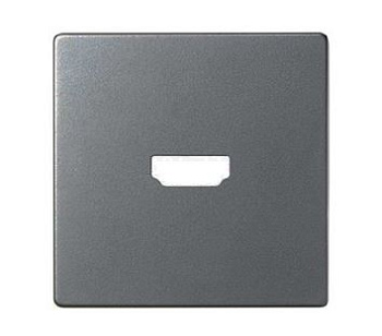 Simon S82 Concept Матовый титан, Накладка для розетки HDMI 8201094-096
