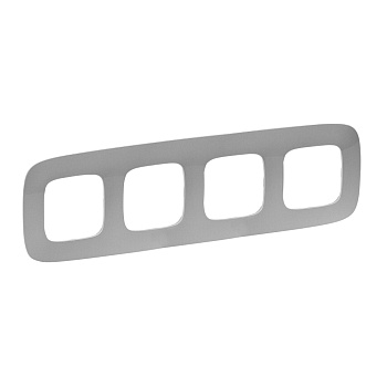 Legrand Valena ALLURE Алюминий Рамка 4-ая 754394