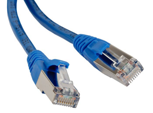 Hyperline PC-LPM-STP-RJ45-RJ45-C5e-3M-LSZH-BL Патч-корд F/UTP, экранированный, Cat.5е, LSZH, 3 м, синий 30964