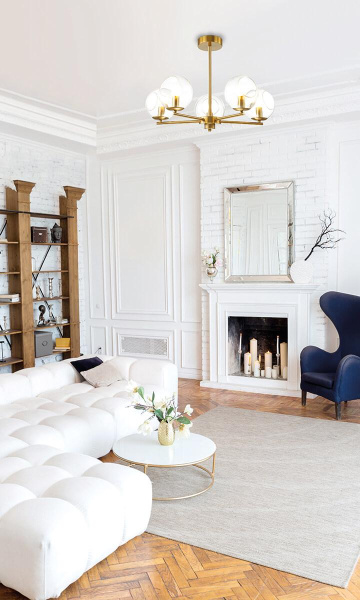 Купить Lumion 3769/5C LN19 083 античная латунь Люстра на штанге E14 5*60W 220V BLAIR