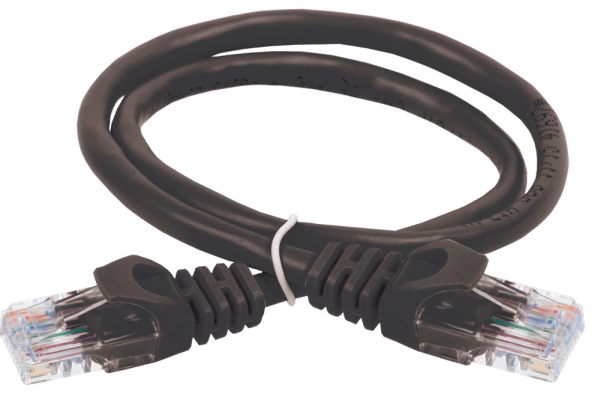 Купить IEK ITK Коммутационный шнур (патч-корд), кат.5Е UTP, 0,5м, черный PC09-C5EU-05M