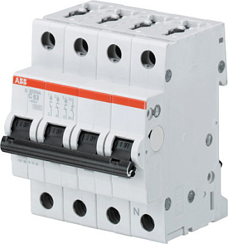 ABB Выключатель автоматический 3P+N S203 C25NA 2CDS253103R0254 ABB Выключатель автоматический 3P+N S203 C25NA 2CDS253103R0254