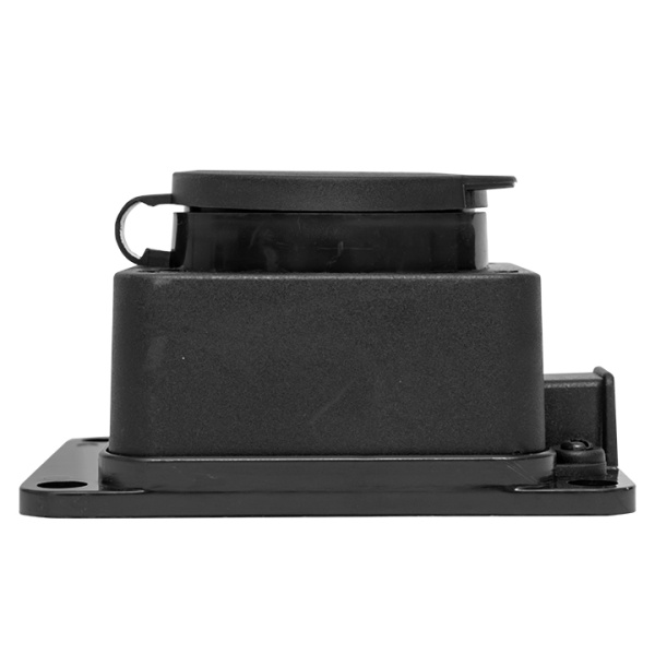 Купить EKF Basic Розетка настенная с защитной крышкой каучуковая 230В 2P+PE 16A IP44