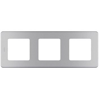 Legrand INSPIRIA Алюминий Рамка - 3 поста 673952