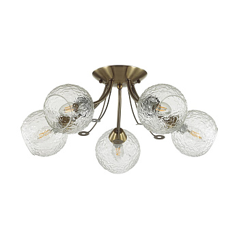 Lumion 5266/5C COMFI LN23 античная латунь Люстра потолочная E14 5*40W 220V TULA