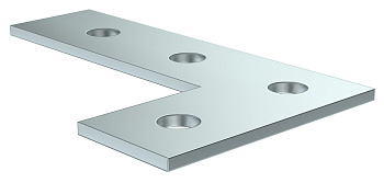 IEK Пластина соединительная L-образная уудлиненный для STRUT-профиля HDZ