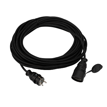 Удлинитель-шнур КГ 3х1.5, 20 м, морозостойкий, с/з, 16 А, 3500 Вт, IP44 (Сделано в России) Rexant 11-7072
