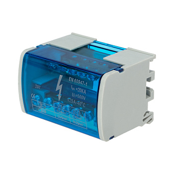 Шина на DIN-рейку в корпусе (кросс-модуль) 2х7 Rexant 11-2302-7