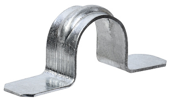 IEK ELASTA Скоба метал. двухлап. для монт. пистол. d=25-26мм