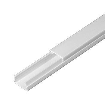 Промрукав Кабель-канал белый 2-й замок в п/э 15х10 (144 м/уп) PR03.0047