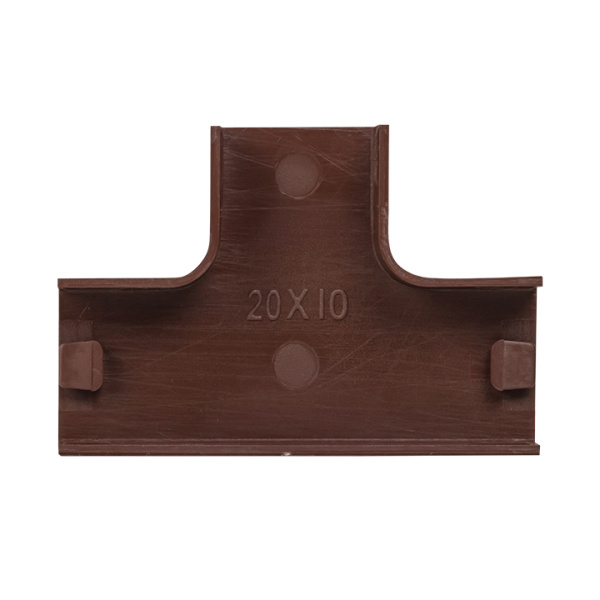 Купить EKF PROxima Угол T-образный (20х10) (4 шт) Plast под темное дерево