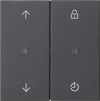 Gira Накладка управления жалюзи с функцией памяти System 3000 536328