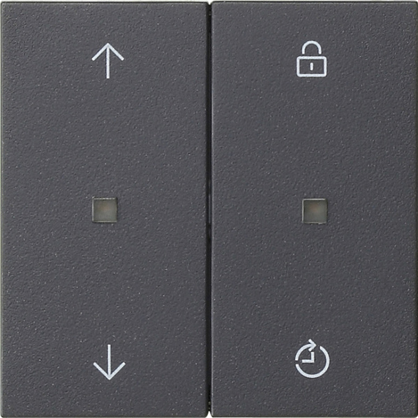 Gira Накладка управления жалюзи с функцией памяти System 3000 536328