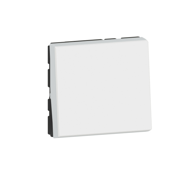 Legrand Mosaiс Кнопочный выключатель - Программа Mosaic - 2 модуля - 6 A - белый 278040L