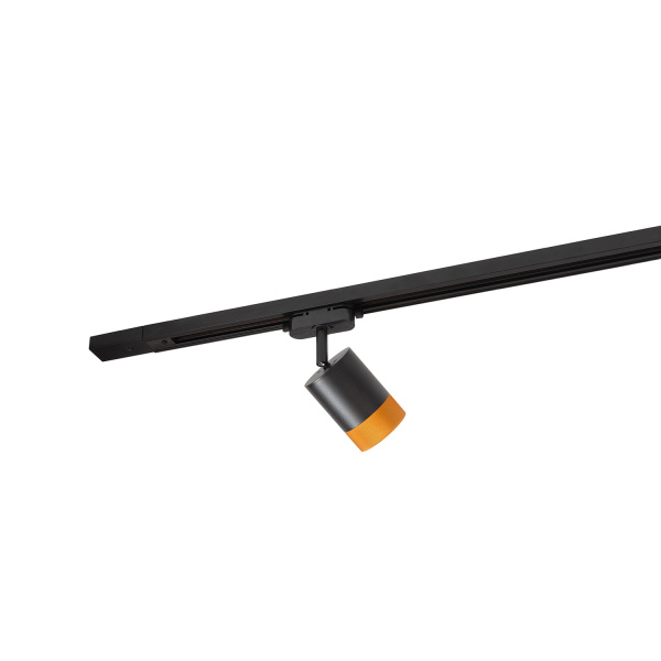 Купить Denkirs DK6405-BG Трековый светильник IP 20, 7 Вт, LED 3000, черный/золотой, алюминий